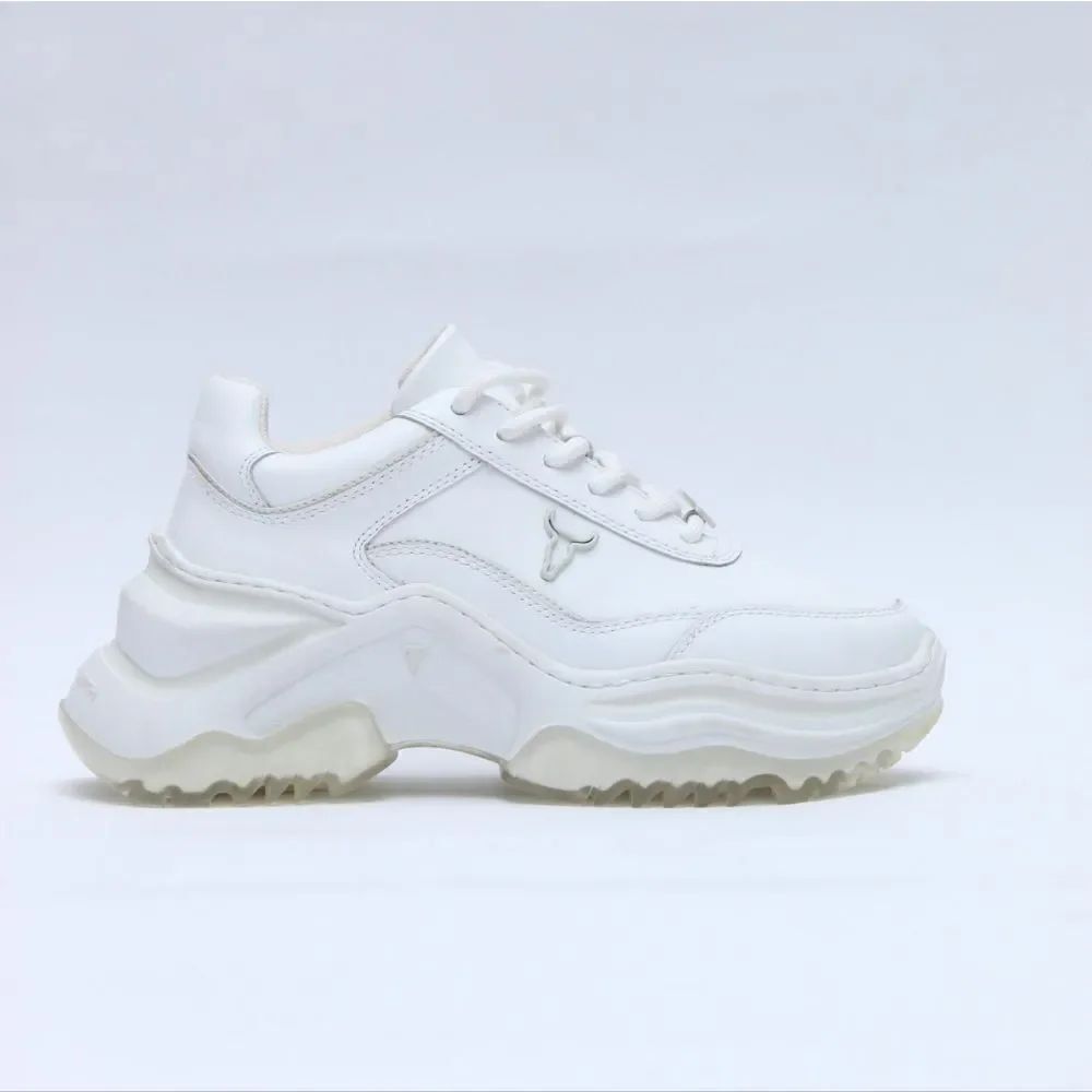Windsor Smith Chaos White Chunky Sneakers Sz 10